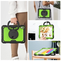 Casing Tablet dengan Dudukan Pegangan Yang Dapat Diputar Bawaan, dengan Slot Pena/untuk iPad 10, Air 5, Pro 11 ''2022, Penutup Bantalan Tahan Goncangan Mini 6