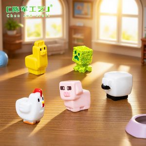 Juego de construcción tridimensional Weij, lindo muñeco, accesorios decorativos para bricolaje, adornos pequeños para escritorio y coche - Product Image 3