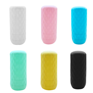 Housses de bouteilles de voyage en silicone anti-fuite, protections élastiques réutilisables pour articles de toilette, pour des voyages sans fuites - Product Image 3