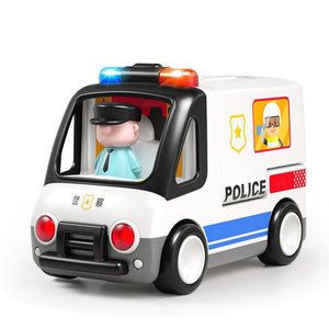 Polis kamyonları oyuncak arabalar yeni yürümeye başlayan çocuklar için 2-5, <span class=keywords><strong>3</strong></span> 4 5 yaşındaki çocuk için doğum günü hediyesi oyuncak, bebekler için taşıma taşıyıcı kamyon - Product Image 1