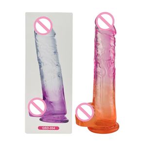 Xln Sexbay Offre Spéciale Dildo en TPE Souple Bicolore Dégradé Couleur Gelée Personnalisée Super <span class=keywords><strong>Forte</strong></span> Succion 100% Étanche Portable <span class=keywords><strong>pour</strong></span> Hommes - Product Image 2