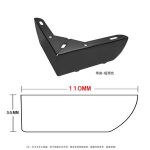 Protector de Patas de Silla de Acero en Forma de L, Diseño Moderno y Simple, Duradero para Protección de Muebles en Dorado/Negro/Plateado - Product Image 2