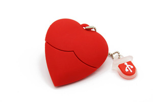 Bút Ổ Đĩa 4GB 8GB 16GB 32GB Phim Hoạt Hình Trái Tim Màu Đỏ Món Quà Tốt Nhất Ổ Đĩa <span class=keywords><strong>Flash</strong></span> USB - Product Image 3