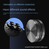 Haut-parleur portable magnétique sans fil à conduction osseuse étanche IPX-6, audio 5.0, 2.0 canaux, petit, résonant, RGB, transfrontalier