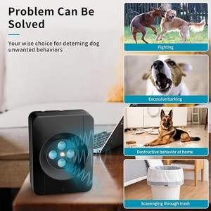 Intérieur Extérieur 3 Modes Contrôle des Aboiements de Chien 33 pieds Rechargeable Dispositifs <span class=keywords><strong>Anti</strong></span>-<span class=keywords><strong>Aboiement</strong></span> de Chien Dispositif <span class=keywords><strong>Anti</strong></span>-<span class=keywords><strong>Aboiement</strong></span> Ultrasonique - Product Image 4
