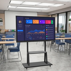 75-86 inch 4K Android Thông Minh Xách Tay Kỹ Thuật Số Hội Đồng Quản trị màn hình cảm ứng đứng tường mountable điện tử bảng tương tác cho - Product Image 1