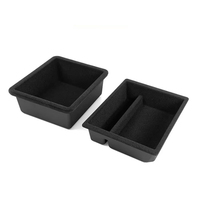 Boîte de rangement pour accoudoir de haute qualité, organiseur de console centrale pour Tesla Model 3 Highland/Y Juniper/YL avec feutre noir intégral