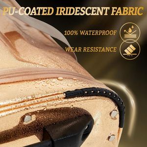 Échantillon gratuit : Sac de voyage TDance avec porte-vêtements, sac de sport à roulettes pour costumes, bagage vertical à roulettes pour la danse - Product Image 4