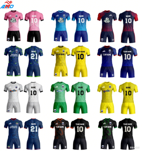 100% Polyester Verf Op Maat Gemaakt Voetbalshirt Heren En Dames Voetbalshirt Populaire Hot Sublimatie Technologie Voetbal Set - Product Image 2