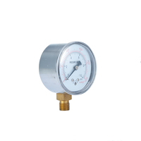 Chine gros baromètre numérique 100mm laiton capuchon arrière en acier inoxydable bas soufflet manomètre différent manomètre à Capsule