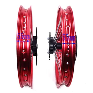 Jantes avant et arrière en alliage d'aluminium de 1,60 à 17 pouces avec disque de frein à disque pour moto de cross KLX <span class=keywords><strong>CRF</strong></span> Kayo BSE - Product Image 3