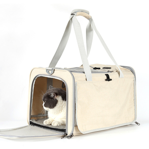 Custom Logo Portable Foldable Breathable <strong>Pet</strong> Large Capacity Outdoor Cat <strong>Carriers</strong> Bag Summer Mesh Cats <strong>Pet</strong> <strong>Carriers</strong>
