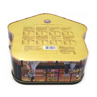 Vente en gros de boîte de conserve en forme de maison, récipient en métal pour biscuits, boîte chaude imprimée personnalisée, emballage cadeau pour chewing-gum, pain pour