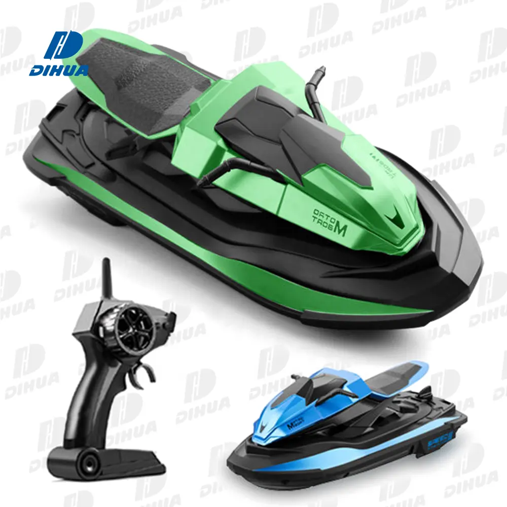 RC Speed Boat RC Boat Racing Remote Control Motorboat with Double Power and Low Battery Reminder