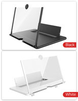 12 Inch 3D Mobile Phone Stand Bracket Screen Magnifier HD Video Amplifier Cellular Screen With Movie Game Magnifying