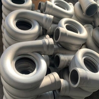 Boîtier de turbine de turbocompresseur sur mesure, fonderie de pièces en fonte d'acier/acier, usinage CNC, tolérance de 0,05 mm