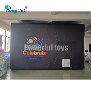 Tente gonflable hermétique de pratique de simulateur de <span class=keywords><strong>golf</strong></span> de PVC de <span class=keywords><strong>sport</strong></span> de location d'événement extérieur populaire avec le tissu d'écran - Product Image 1
