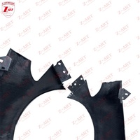 Z ART 2016 2023 Gtam Ailerons latéraux ventilés pour pare-chocs avant, pièces pour Alfa Romeo Giulia, kit de tuning extérieur pour carrosserie