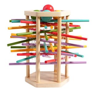 Giocattoli Educativi per Bambini, Gioco in Legno Tre in Uno, Puzzle per la Cognizione dei Colori, Gioco da Tavolo Interattivo Genitore-Figlio, Regalo - Product Image 6