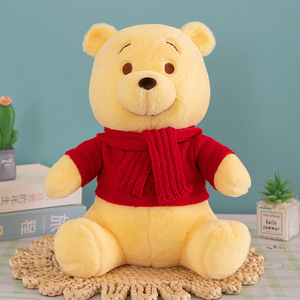 Peluche <span class=keywords><strong>Winnie</strong></span> the <span class=keywords><strong>Pooh</strong></span> con Sciarpa Floreale, Giocattolo di Peluche all'Ingrosso per Macchine Acchiappapeluche, San Valentino - Product Image 5