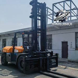 รถยก TCM FD100Z8 10 ตัน รถยกมือสองจากญี่ปุ่น 10 ตัน เครื่องยนต์ Isuzu 6BG1 รถยกใช้แล้ว รถยกใช้น้ำมันเชื้อเพลิง 6000 มม. 10000 กก. - Product Image 4