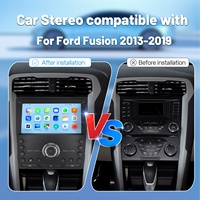 Autoradio multimédia Android 9 pouces 4+64g avec écran tactile, WiFi, GPS, CarPlay pour Ford Fusion/Mondeo 2013-2019