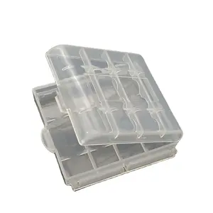 4 AA/AAA Battery Case Holder Battery Storage Box With Cover AA AAA Battery Box Container Bag Case Organizer