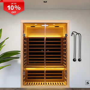 فاخر 2-3 شخص داخلي كامل الطيف ساونا الأشعة تحت الحمراء 1-2 شخص المنزل الآن للساونا الصحية الهجينة - Product Image 2