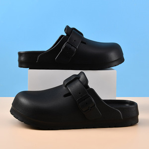 Women's <b>Summer</b> <b>Closed</b> <b>Toe</b> Platform <b>Sandals</b> White EVA Breathable Anti Odor Outdoor Flat <b>Sandals</b> - Product Image 2