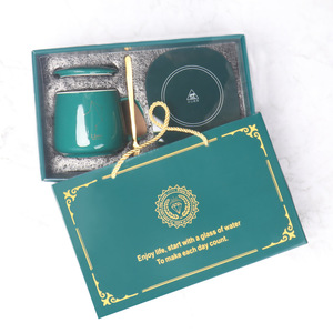 Twelve Constellation Ceramic <b>Mug</b> <b>Set</b> With Lid And Spoon 55 Degree Warming Cup Gift For Personal Present - Product Image 4