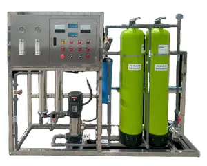 Equipo de purificación industrial 500LPH Máquina de tratamiento de agua Sistema de ósmosis inversa para agua potable