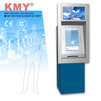 Guichet automatique en libre-service, recycleur de billets, lecteur de cartes à puce, utilisation en intérieur, campus universitaire, OEM ODM SDK, écran tactile capacitif 10