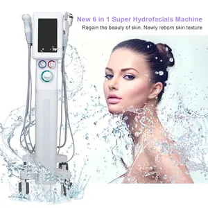 Salon 6 In 1 Beauty Mikro derma brasion Ausrüstung Akne-Behandlung Anti-Aging Derma brasion Facial Hydro Machine