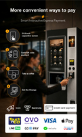 Distributeur automatique de café TCN avec écran tactile de 22 pouces, distributeur de boissons chaudes et froides pour supermarchés et centres commerciaux