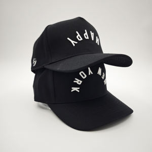 Casquette de baseball Oxford à logo personnalisé, design tendance, broderie en gros, 5 panneaux, design bicolore, coton, unisexe - Product Image 3