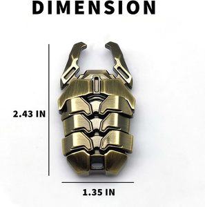Slider Fidget Metálico de Aleación, Juguete Antiestrés para Adultos con TDAH, con Sonido Táctil de Clic, Herramienta de Escritorio Ejecutiva para Hombres y Mujeres - Product Image 6