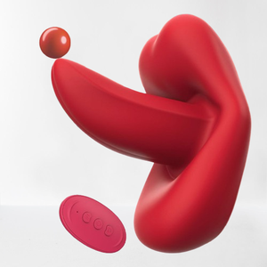 Vibrateur buccal sans fil 100 % étanche HTLF-003, stimulateur de point G, clitoris, tétons et anal, jouets sexuels portables à toucher réel - Product Image 4