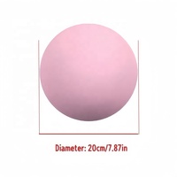 Ballon d'exercice souple en PVC non lesté NORLUN pour Pilates, Yoga, Fitness avec mini-pompe, logo personnalisé pour la maison et la salle de sport, 25cm, 55cm, 65cm, Sport