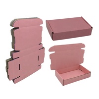 Emballage de produits électroniques de couleur noire avec logo personnalisé boîtes postales d'expédition postales en carton en papier pliable