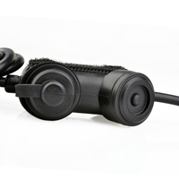 ZTAC SILYNX CLARUS Push to Talk Double Bouton Over-Ear Mini Casque Tactique avec Design IPX-6 Étanche
