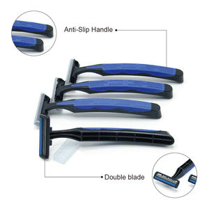 Tùy Chỉnh Dùng Một Lần Máy Cạo Râu Kem Cạo Râu Set Đôi Lưỡi Dao Cạo An Toàn Cho Cơ Thể Bộ Bikini Khách Sạn-Thực hiện Các Tính NĂNG An Toàn Thuận Tiện - Product Image 2