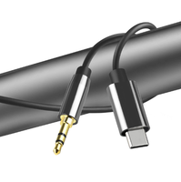 CÂBLE ADAPTATEUR USB TYPE C vers 1.8 MÂLE STÉRÉO 3.5 M 10CM-20CM AVEC CHIPSET