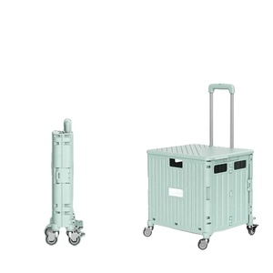 Carrito Plegable Pequeño al por Mayor, Carrito de <span class=keywords><strong>Camping</strong></span> Portátil con Ruedas Universales, Fácil de Guardar para Actividades al Aire Libre - Product Image 2