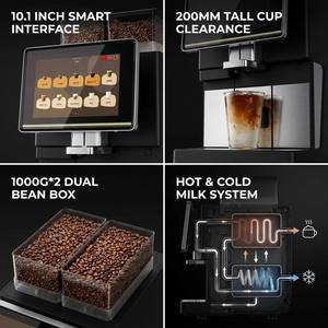 Machine à expresso entièrement automatique intelligente à une touche pour bureau, commerce et magasin de proximité, du grain à la tasse, Cafetera Expreso - Product Image 3