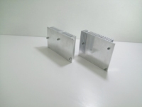 Couvercle de radiateur en aluminium AL6063, dissipateur thermique anodisé, bon marché, usinage cnc, service de fabrication personnalisé, tôle oem