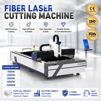 Machine de découpe laser à fibre professionnelle pour l'acier inoxydable, l'aluminium, le cuivre, idéale pour les ateliers de fabrication industrielle de métaux