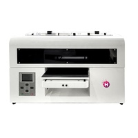 Printer Flatbed Inkjet UV A4 Terbaru dengan Kepala XP600 Tekstur Timbul Timbul 3D Otomatis