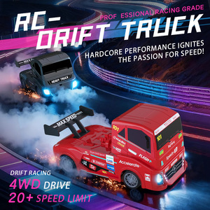 912/913/914 1:24 Coche de Control Remoto de Alta Velocidad con Tracción en las Cuatro Ruedas, Modelo de Camión con Remolque, Juguete para Niños, Regalo - Product Image 4