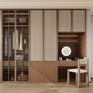 Armoire sur mesure respirante avec panneaux arrière espacés pour chambre en région subtropicale, réduit le risque de moisissure à l'intérieur des vêtements. - Product Image 3