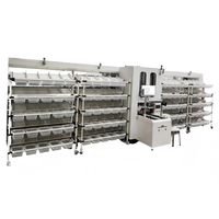 Organizador de Paquetes de Pared para Terminal de Mensajería, Máquina Clasificadora Automatizada de Doble Canal de Alta Velocidad para Procesamiento de Lotes de Paquetes Pequeños